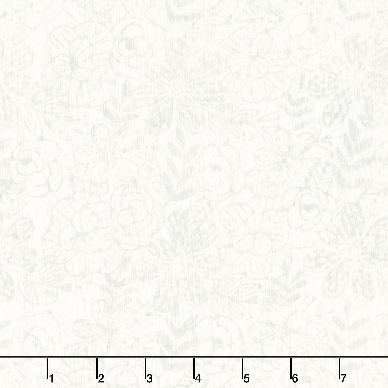 Encore Batiks - Etched Floral Whisper Yardage
