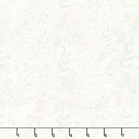 Encore Batiks - Etched Floral Whisper Yardage