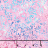 Blueberry Batiks - Daisies Rose Yardage