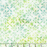 April Green Batiks - Lattice Green Yardage