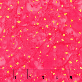 Speckles Batiks - Dots Dragonfruit Yardage