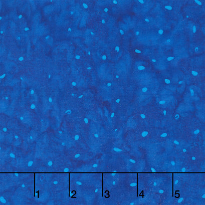 Speckles Batiks - Dots Blueberry Yardage
