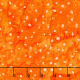 Speckles Batiks - Dots Goldfish Yardage