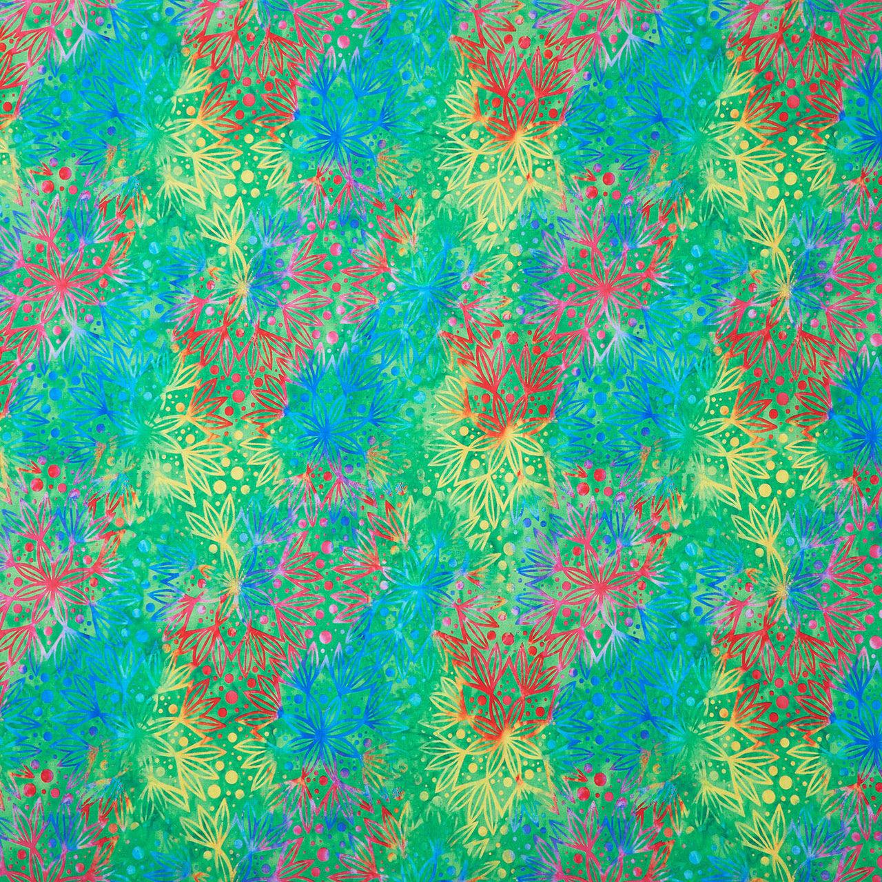 BeColourful Wide Backs - Full Bloom Emerald 108" Wide Backing