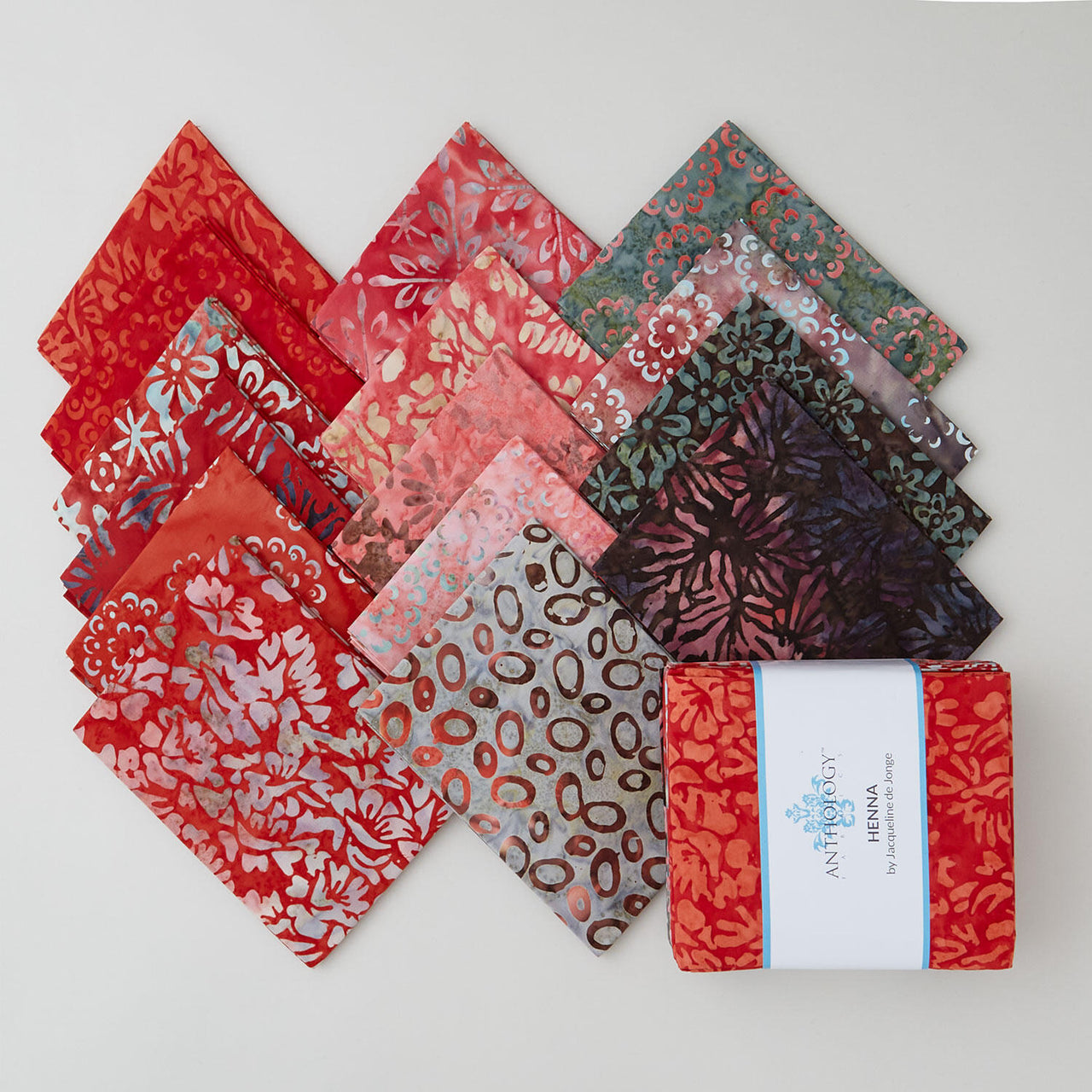 Henna Batiks Fat Quarter Bundle