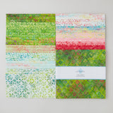 April Green Batiks 10" Squares