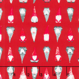 Adventale - Playful Gnomes Berry Yardage