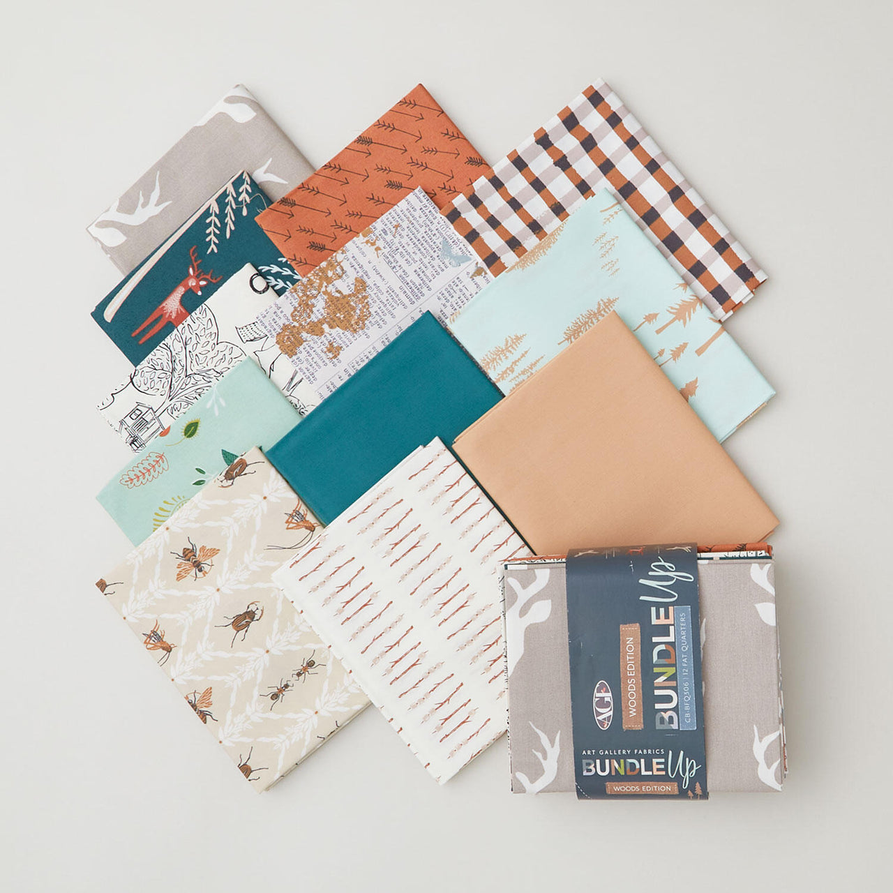 Bundle Up Woods Edition Favorites - Fat Quarter Bundle 12 Pc