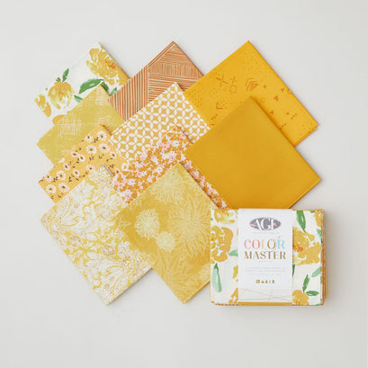 Color Master No. 5 Gold Leaf Edition Favorites - Fat Quarter Bundle 10 Pc