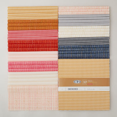 Checkered Elements 10" Squares