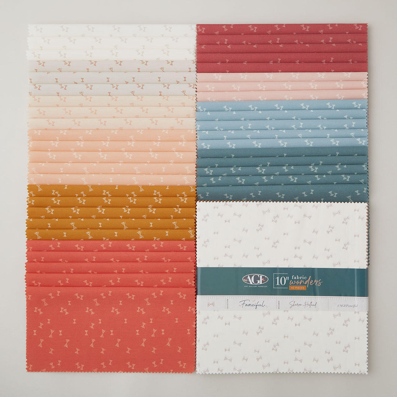 Fanciful 10" Squares