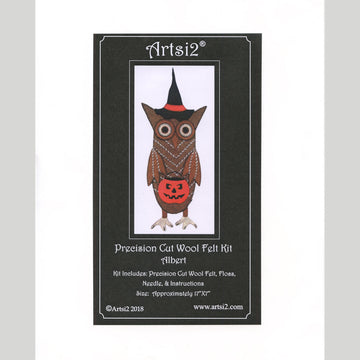 Albert Trick or Treat Wool Felt Ornament Kit