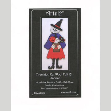 Sabrina Trick or Treat Wool Felt Ornament Kit