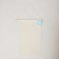 MSQC Blank Craft Base: 11.5" x 18" Natural Canvas Banner - Rectangle