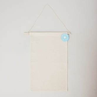 MSQC Blank Craft Base: 11.5" x 18" Natural Canvas Banner - Rectangle