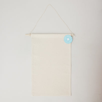 MSQC Blank Craft Base: 11.5" x 18" Natural Canvas Banner - Rectangle