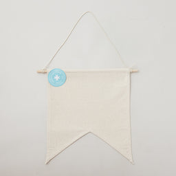 MSQC Blank Craft Base: 11.5" x 13" Natural Canvas Banner - Dovetail