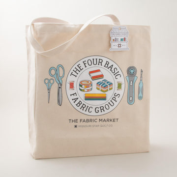 Missouri Star Four Basic Fabric Groups 20oz Cotton Canvas Tote