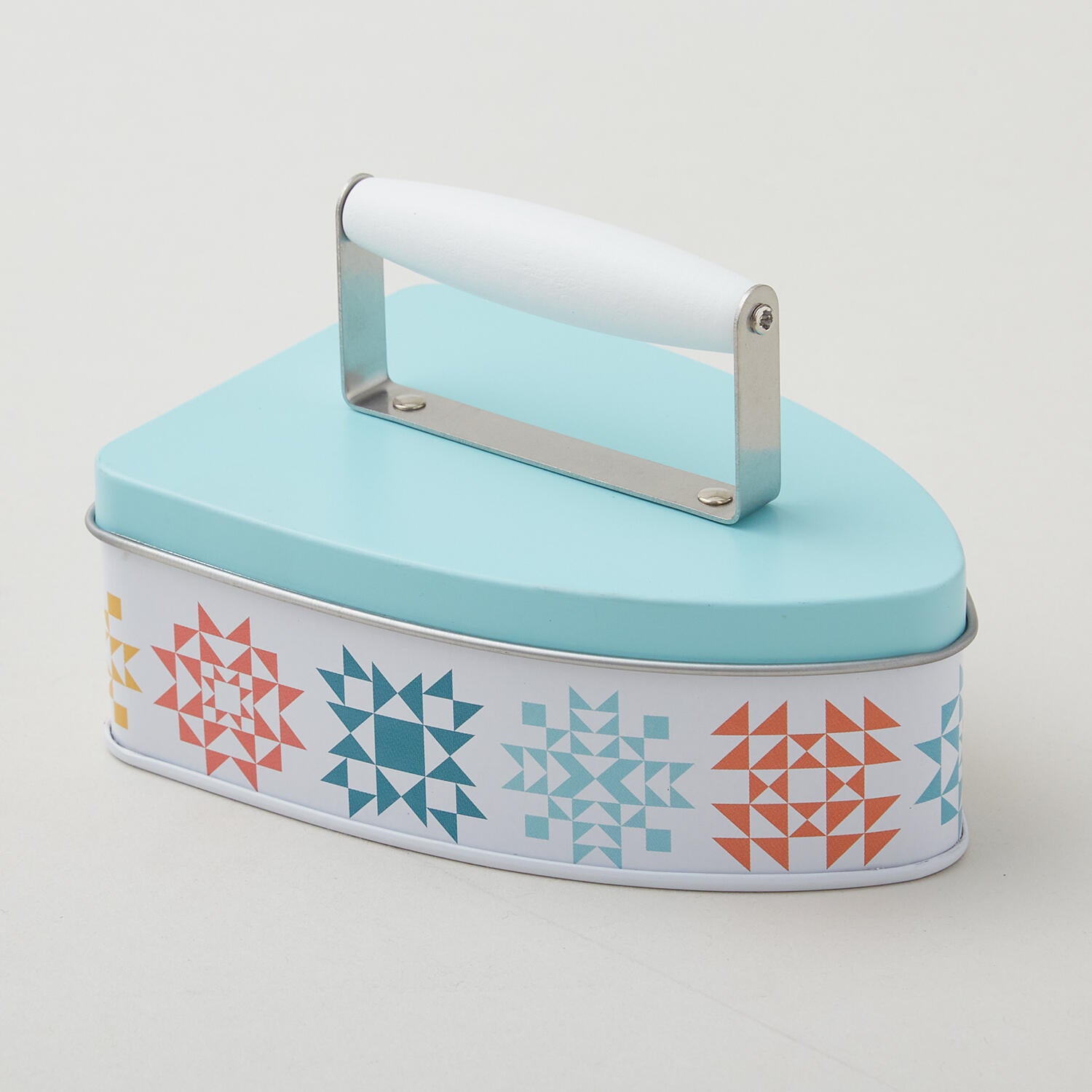 Missouri Star Vintage Iron Tin with 50 Quilting Clips