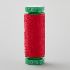 Aurifil 40 WT Cotton Mako Spool Thread Red