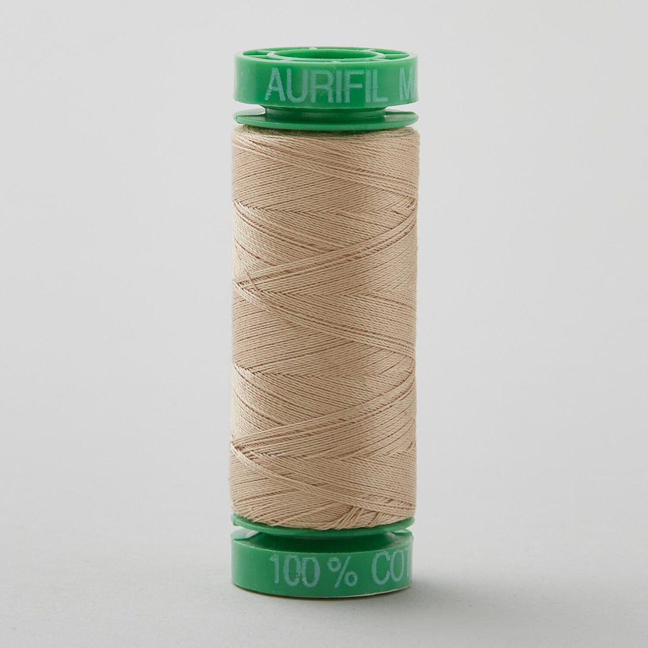 Aurifil 40 WT Cotton Mako Spool Thread Sand