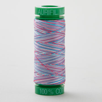 Aurifil 40 WT Cotton Mako Variegated Thread - Berrylicious