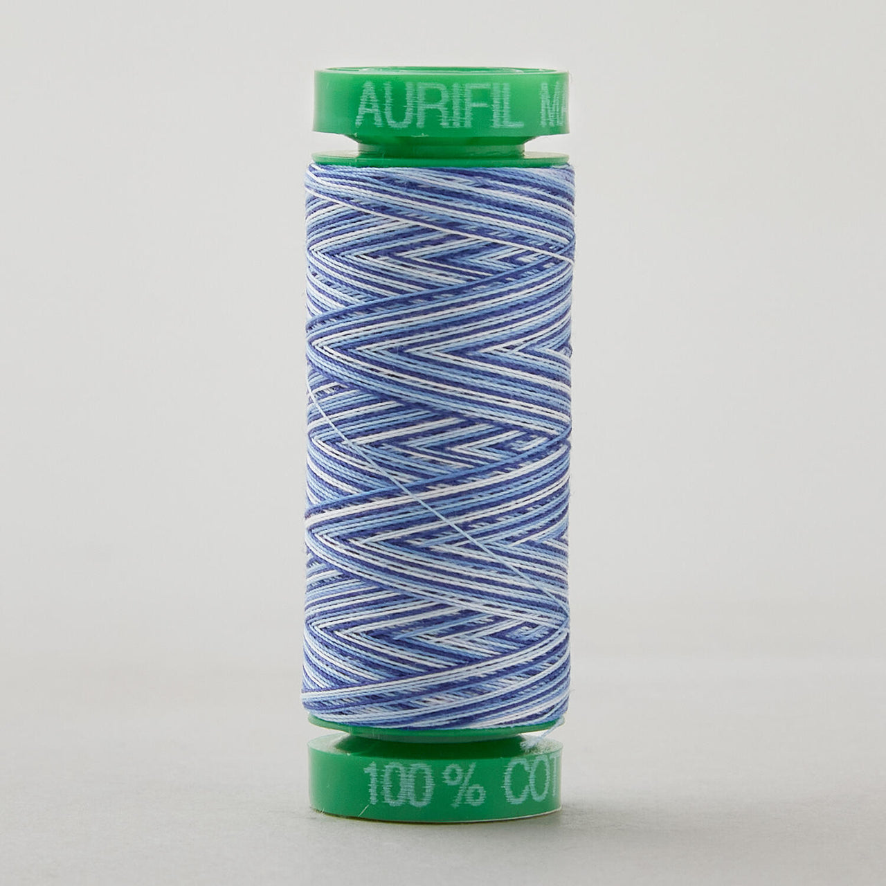 Aurifil 40 WT Cotton Mako Variegated Thread - Storm at Sea