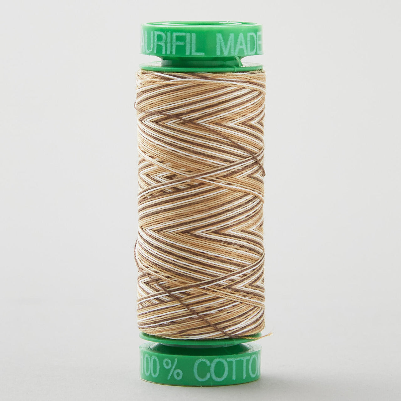 Aurifil 40 WT Cotton Mako Variegated Thread - Nutty Nougat