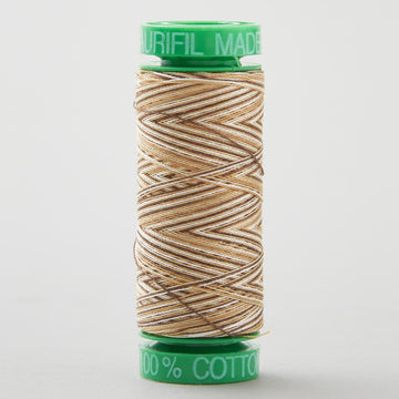 Aurifil 40 WT Cotton Mako Variegated Thread - Nutty Nougat