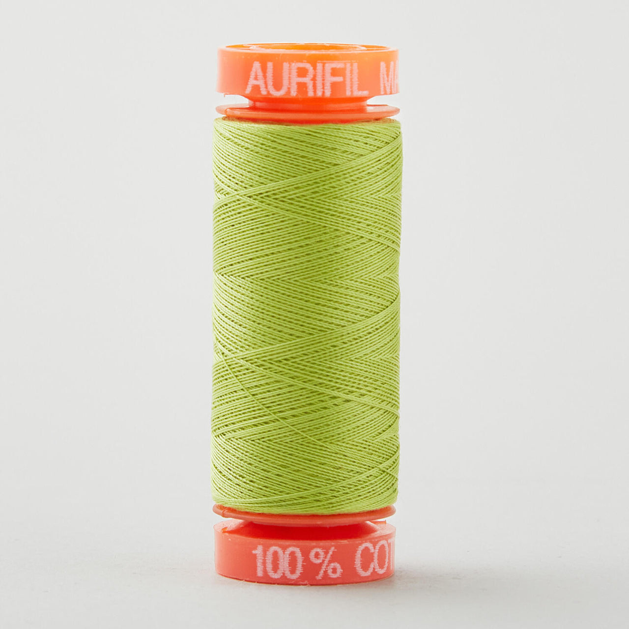 Aurifil 50 WT Cotton Mako Spool Thread Spring Green