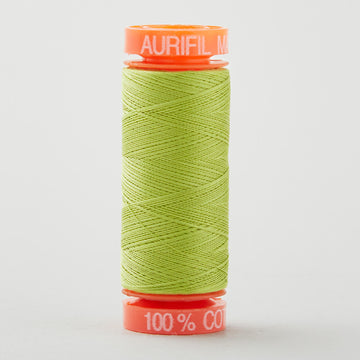 Aurifil 50 WT Cotton Mako Spool Thread Spring Green