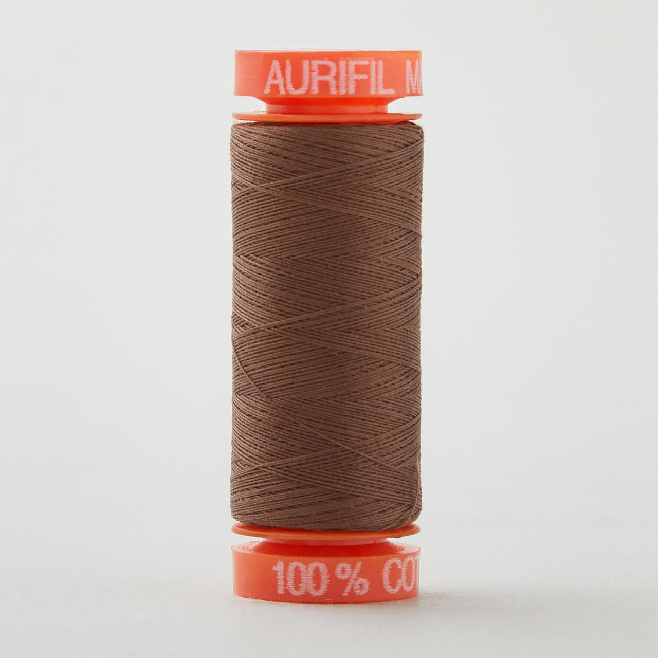 Aurifil 50 WT Cotton Mako Spool Thread Medium Bark