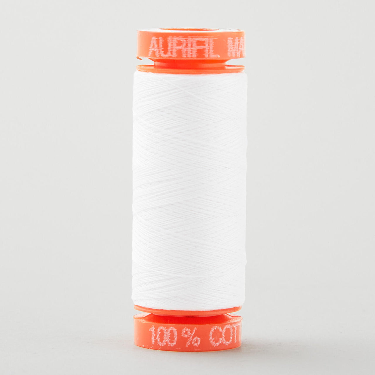 Aurifil 50 WT Cotton Mako Spool Thread White