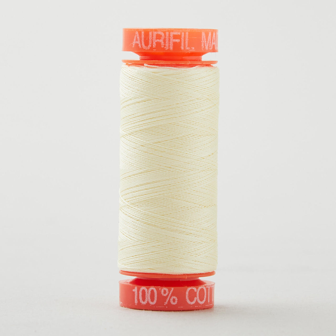 Aurifil 50 WT Cotton Mako Spool Thread Light Lemon