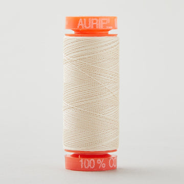Aurifil 50 WT Cotton Mako Spool Thread Light Beige