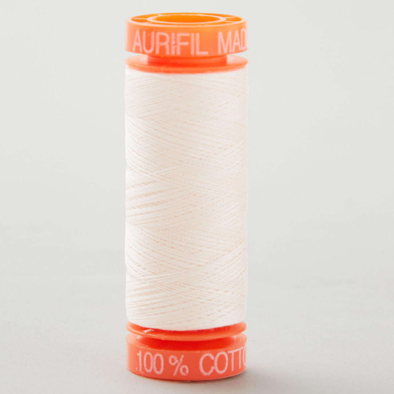 Aurifil 50 WT Cotton Mako Spool Thread Oyster
