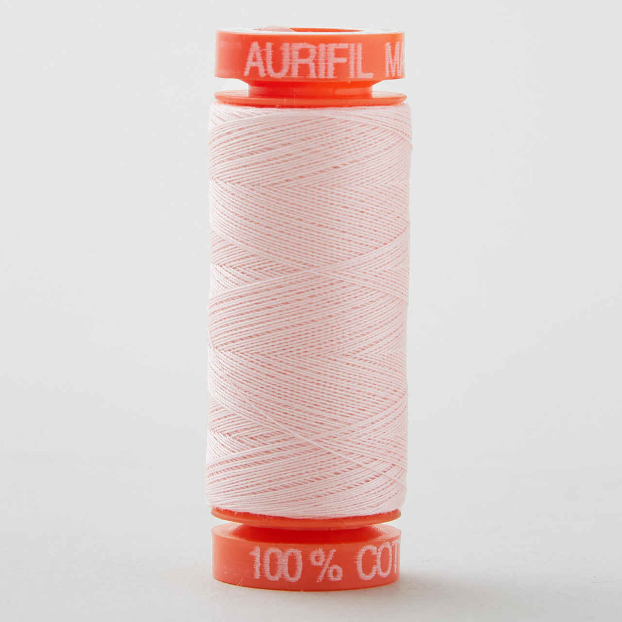 Aurifil 50 WT Cotton Mako Spool Thread Pale Pink