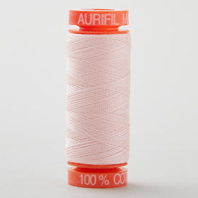 Aurifil 50 WT Cotton Mako Spool Thread Pale Pink