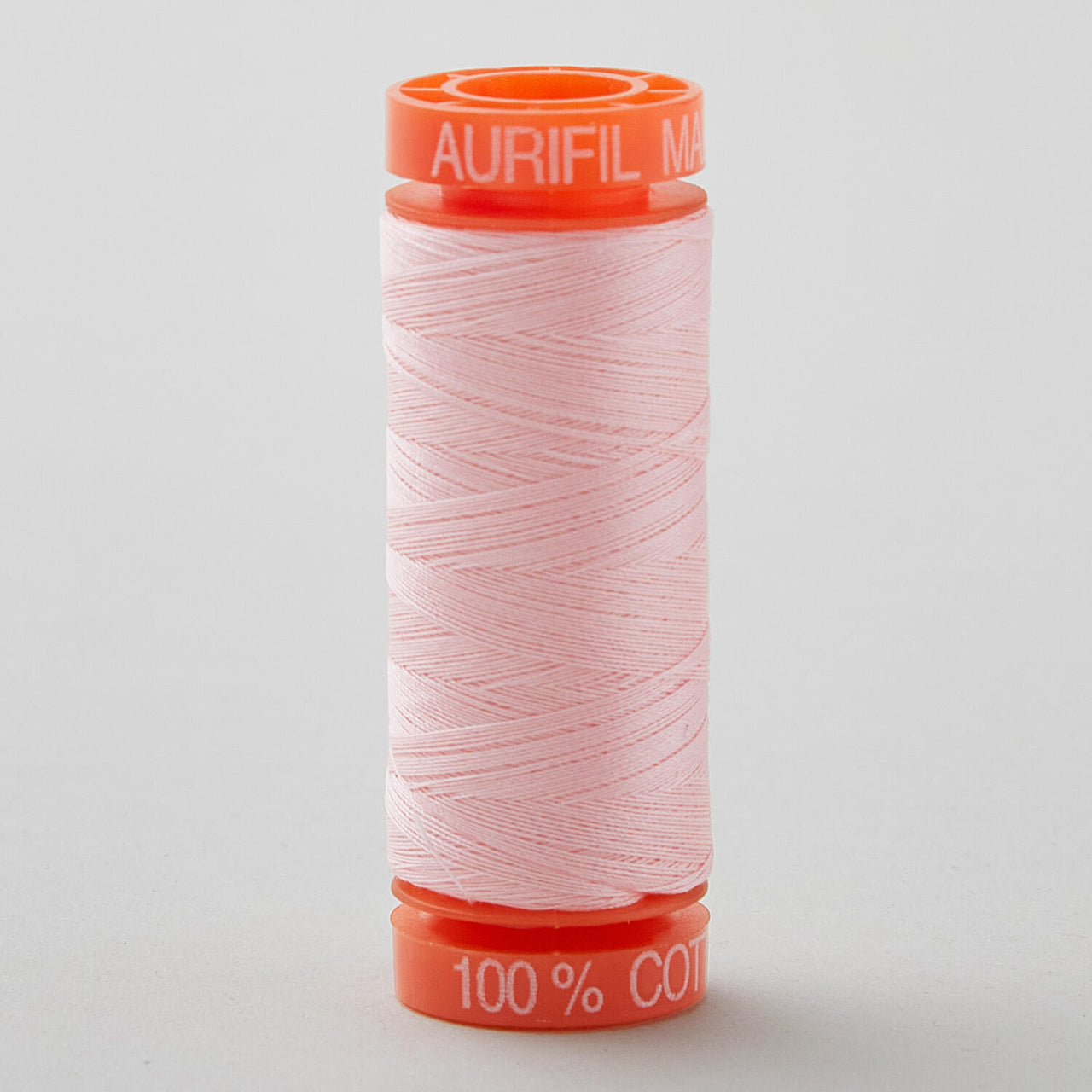 Aurifil 50 WT Cotton Mako Spool Thread Baby Pink
