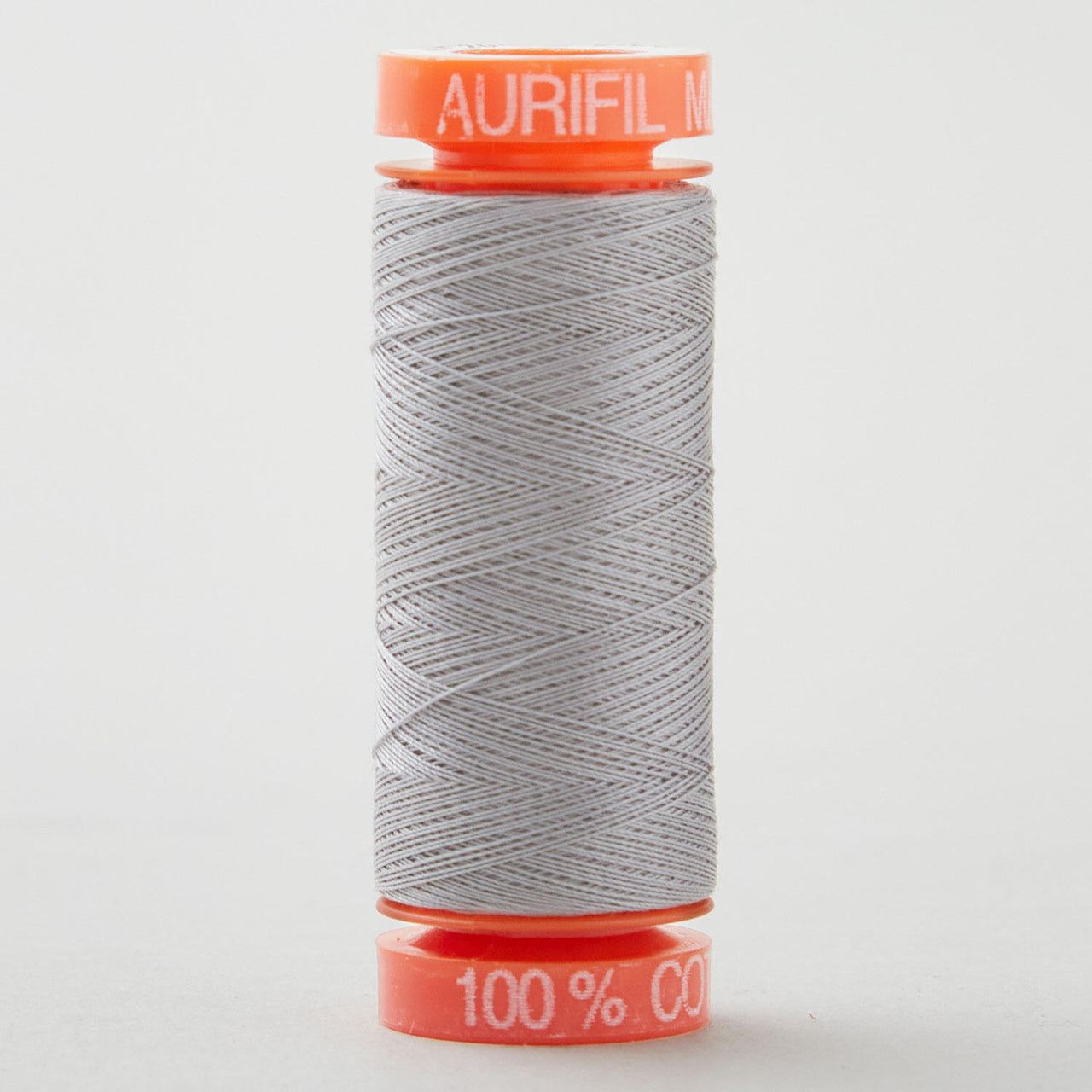 Aurifil 50 WT Cotton Mako Spool Thread Stainless Steel