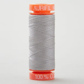 Aurifil 50 WT Cotton Mako Spool Thread Stainless Steel