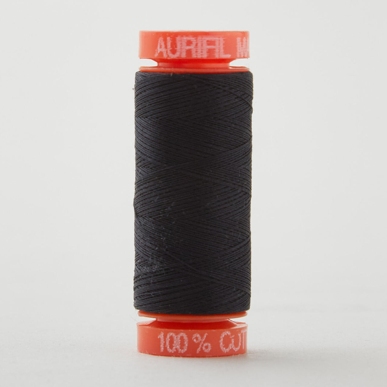 Aurifil 50 WT Cotton Mako Spool Thread Black