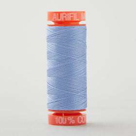 Aurifil 50 WT Cotton Mako Spool Thread Light Delft Blue