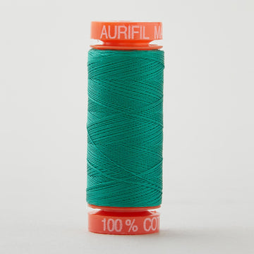 Aurifil 50 WT Cotton Mako Spool Thread Green