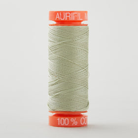 Aurifil 50 WT Cotton Mako Spool Thread Light Laurel Green