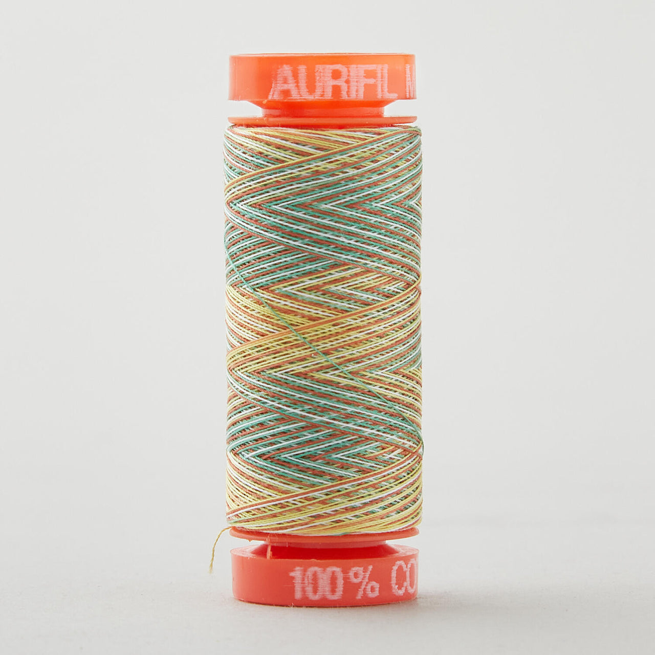 Aurifil 50 WT Cotton Mako Variegated Thread - Leaves