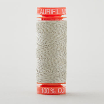 Aurifil 50 WT Cotton Mako Spool Thread Light Grey