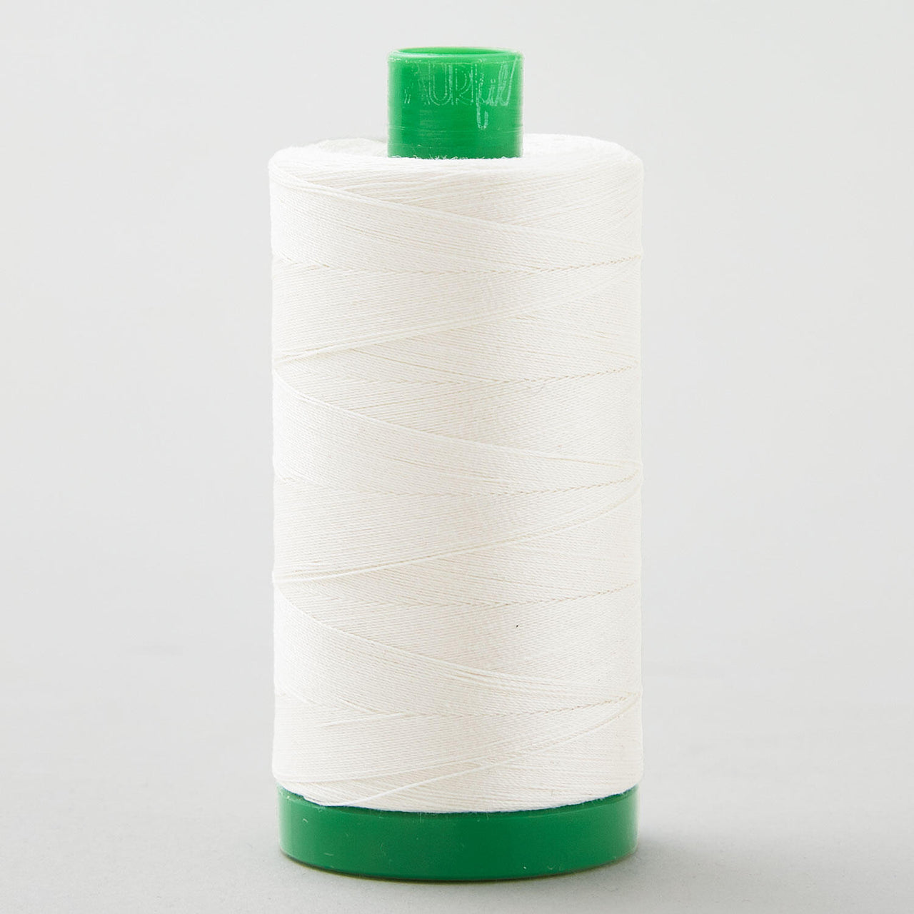 Aurifil 40 WT Cotton Mako Large Spool Thread Silver White