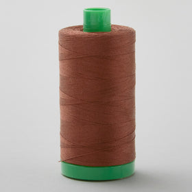Aurifil 40 WT Cotton Mako Large Spool Thread Chocolate