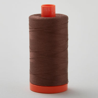 Aurifil 50 WT Cotton Mako Large Spool Thread Bark